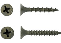 Саморезы для крепления гипсокартона к дереву/металлу покрытие: оксидированные потай. головка, крест шлиц Phillips № 2