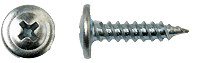 Саморез с прессшайбой острый наконечник, цинк, фосфат